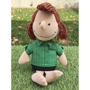 Vtg Peanuts Gang Plush Peppermint Patty Doll 1982 *Missing Sandals* United Featu